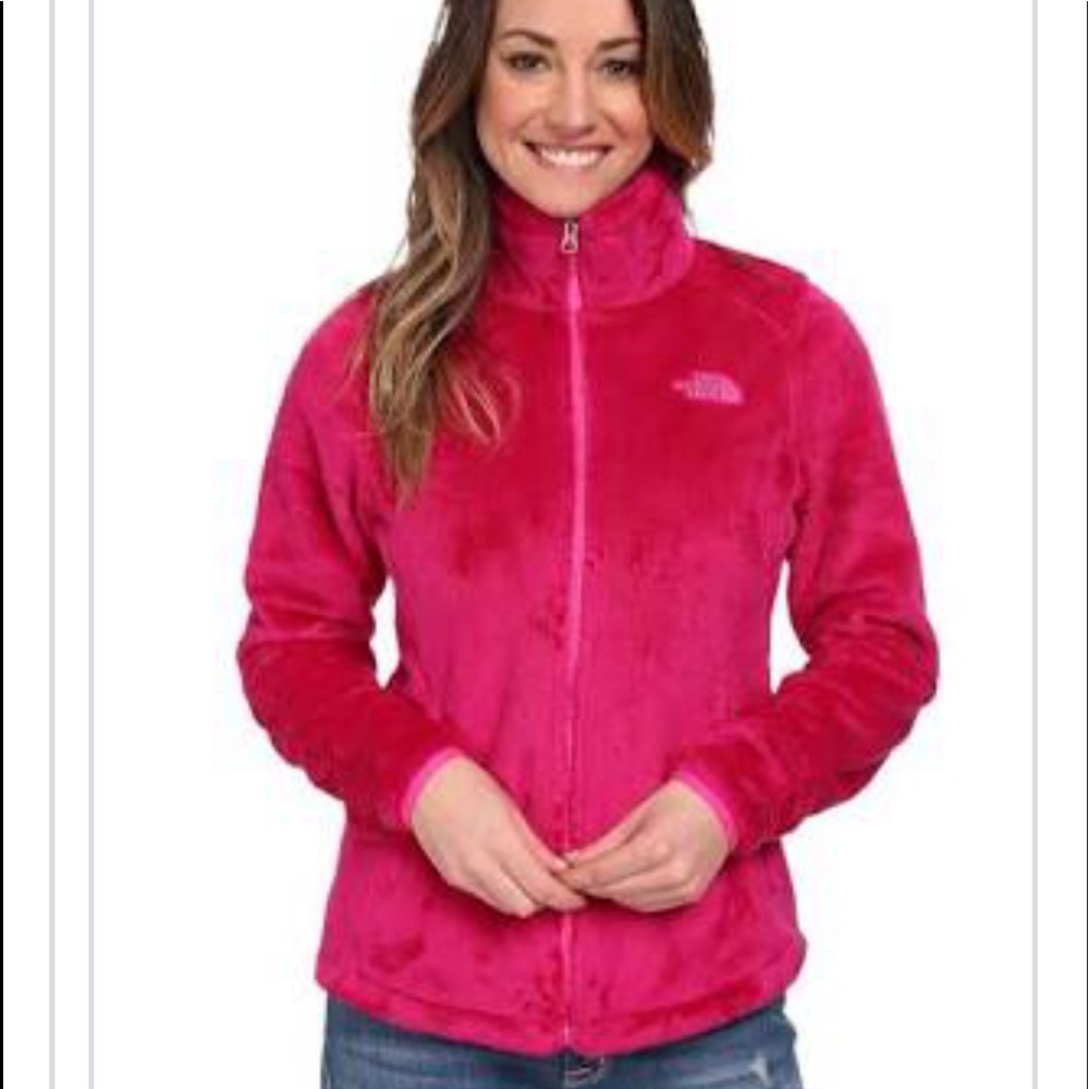 The North Face osito pink fliusha jacket